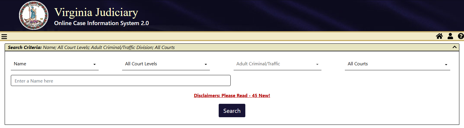 Chesapeake Case Search - Chesapeake Court
